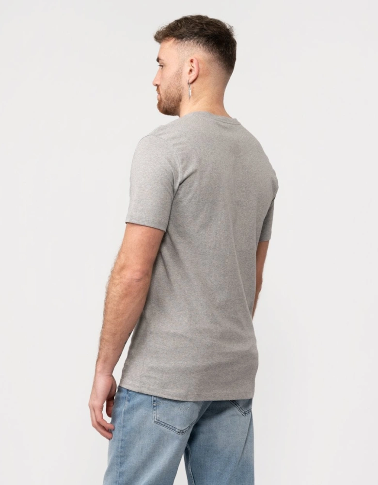 BOSS Orange Tales Mens Cotton-Jersey T-shirt With Logo Patch