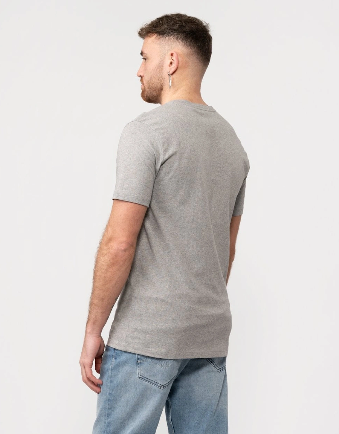 BOSS Orange Tales Mens Cotton-Jersey T-shirt With Logo Patch