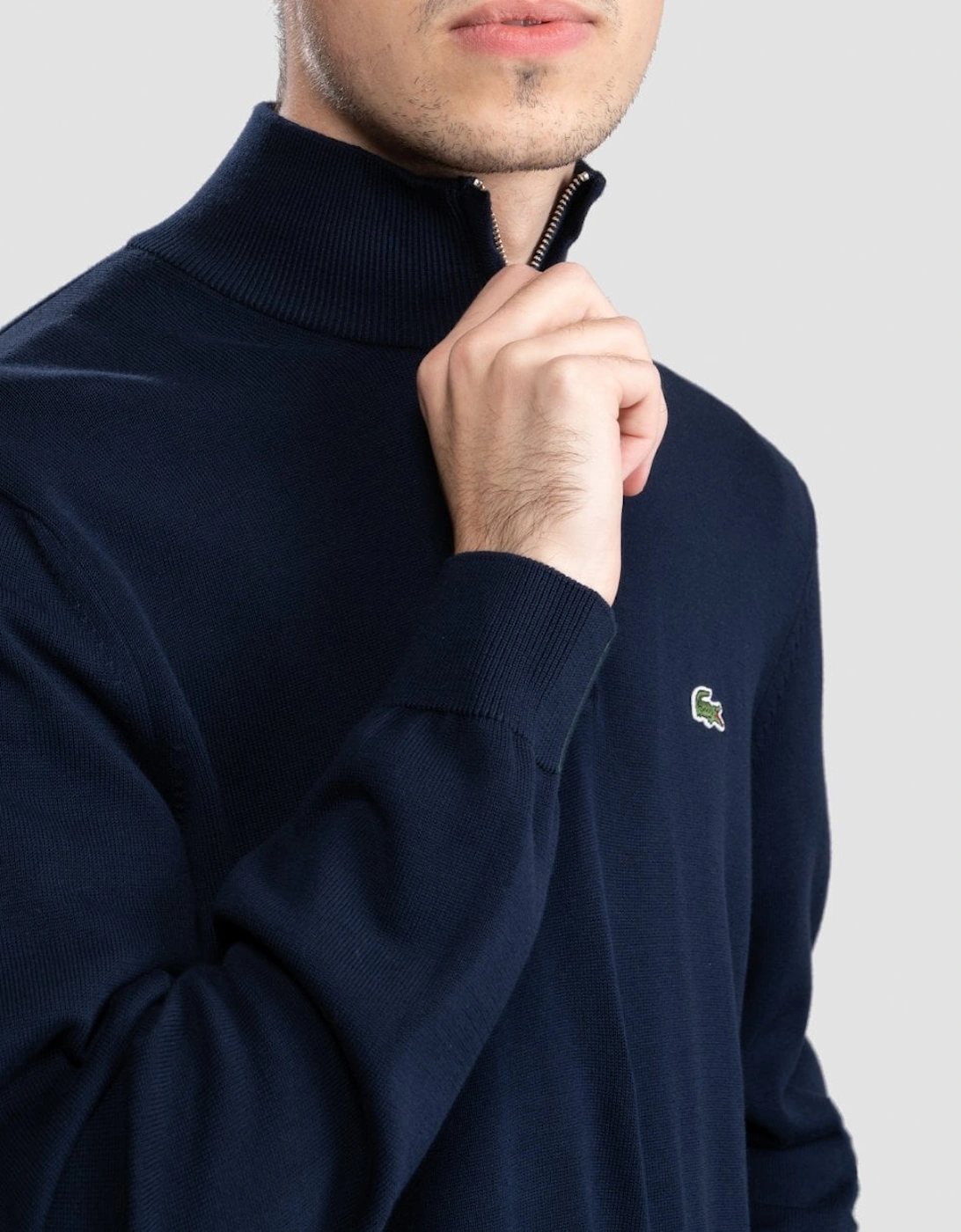 Half Zip Logo Mens Sweatshirt
