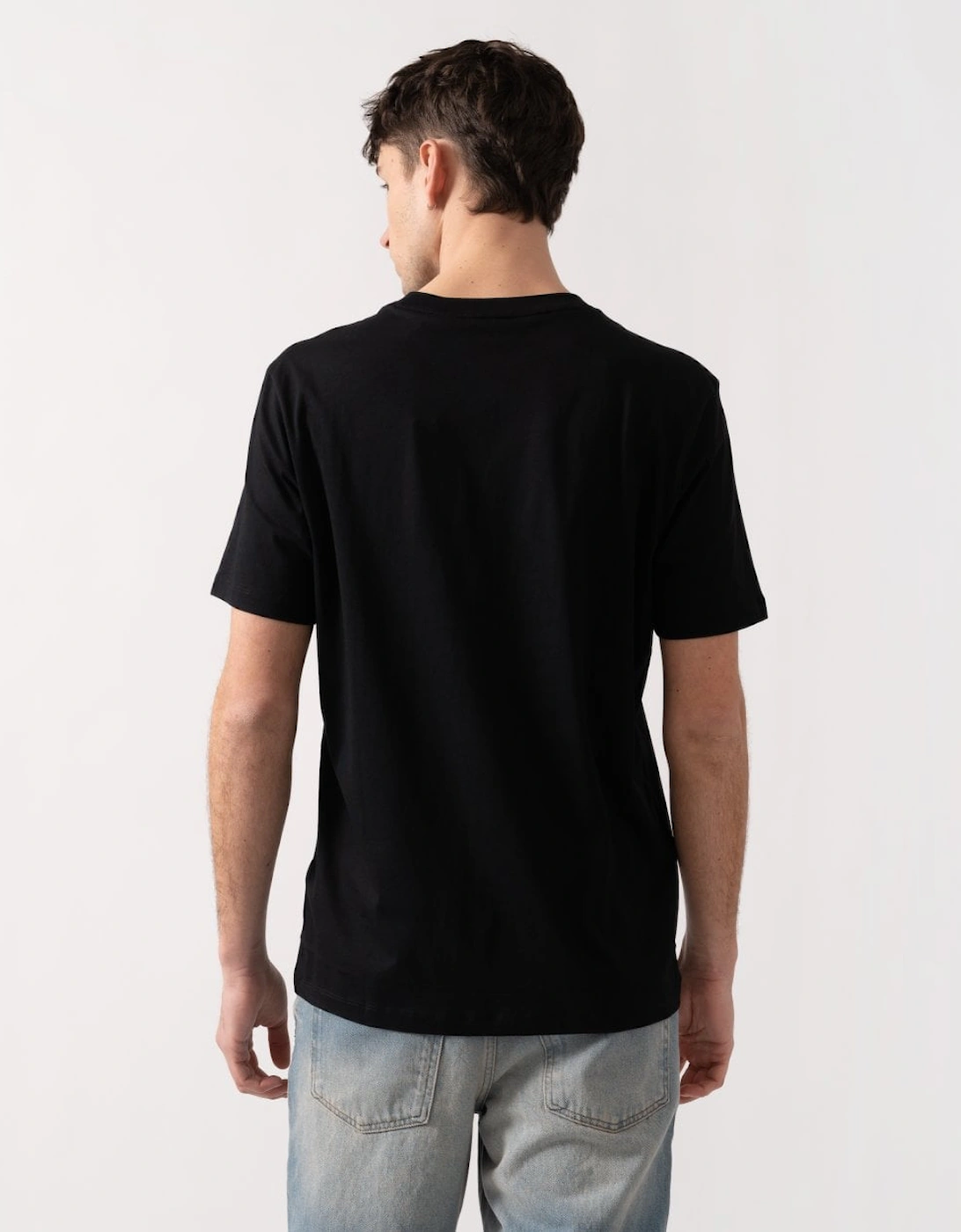 HUGO Deyladec Mens Snake Logo Print T-Shirt