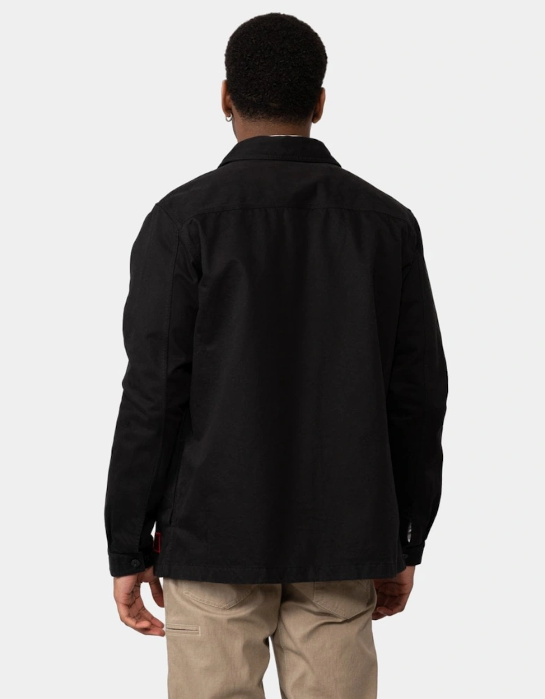 HUGO Enalu Mens Cotton Gabardine Overshirt