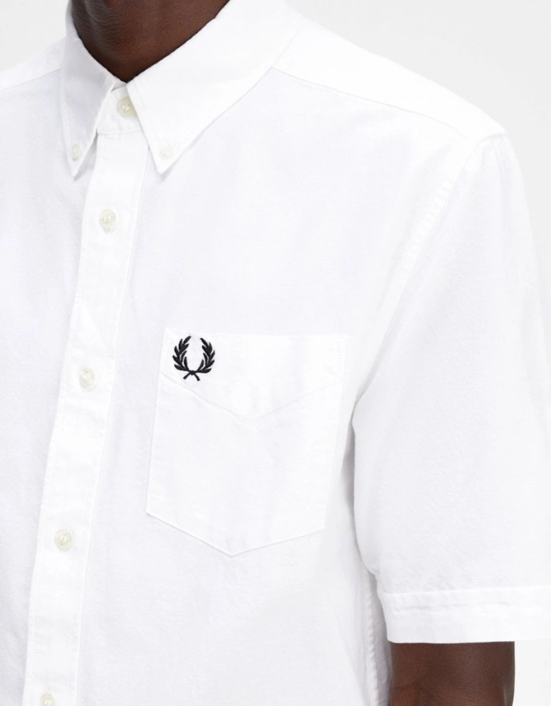 Mens Short Sleeve Oxford Shirt