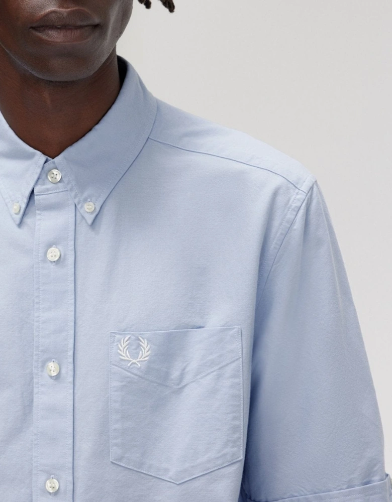 Mens Short Sleeve Oxford Shirt