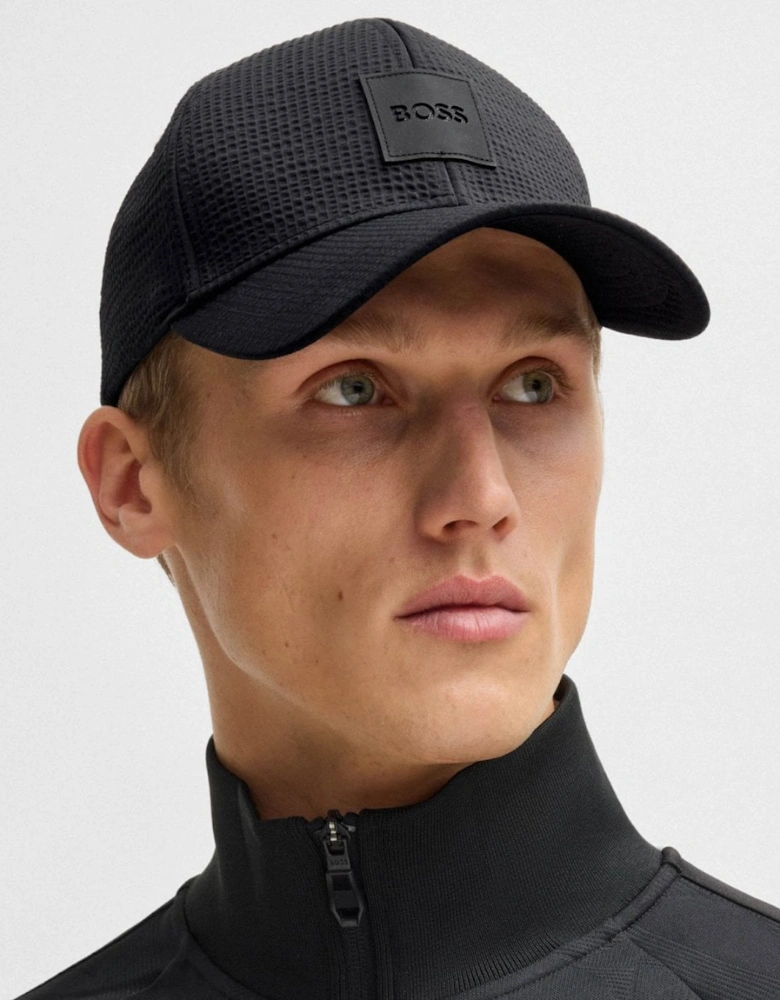 BOSS Orange Zed Seersucker Mens Baseball Cap