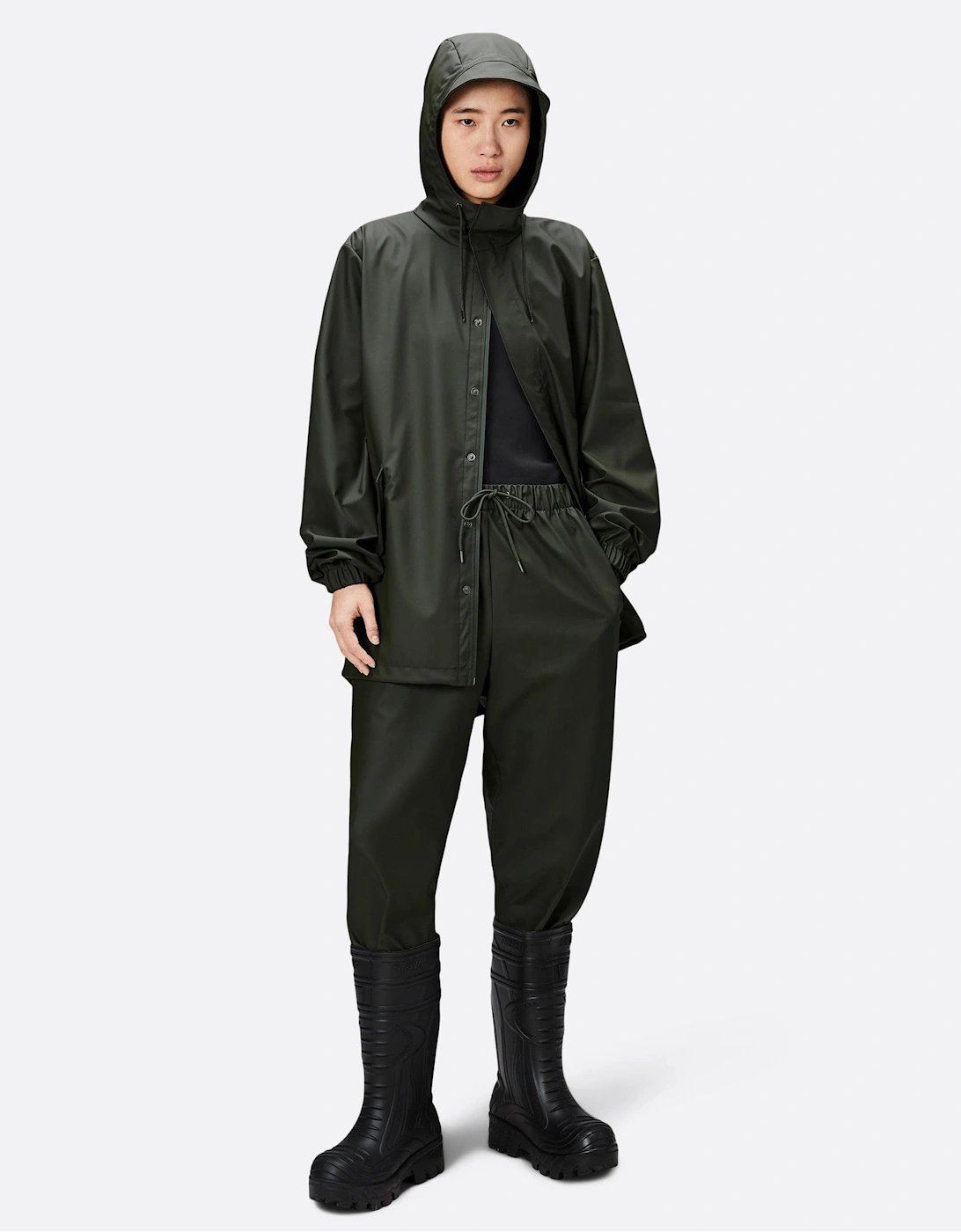 Unisex Fishtail Jacket - 03 Green