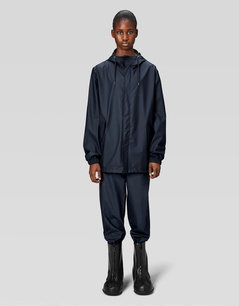 Rains Unisex Fishtail Jacket - 47 Navy