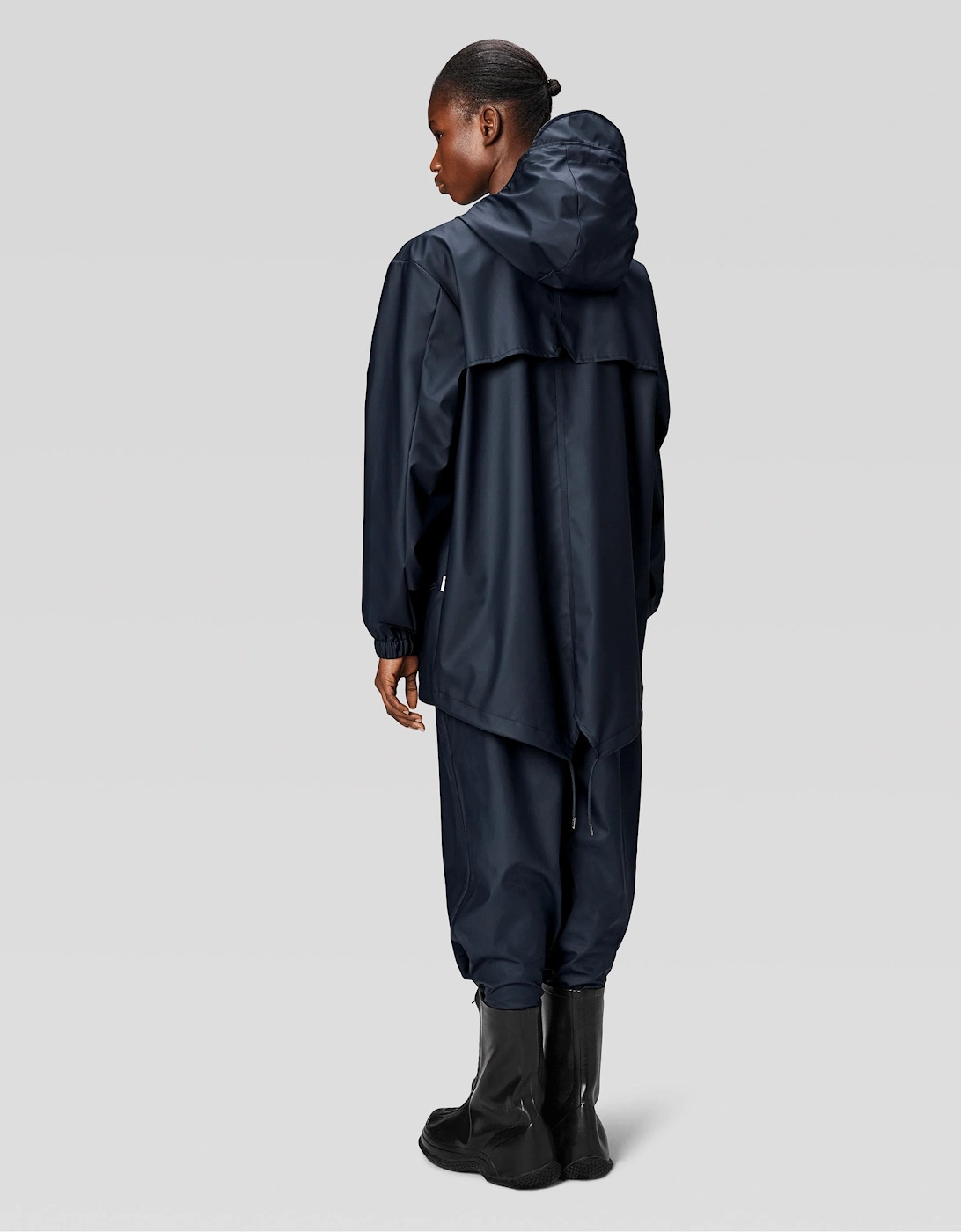 Rains Unisex Fishtail Jacket - 47 Navy