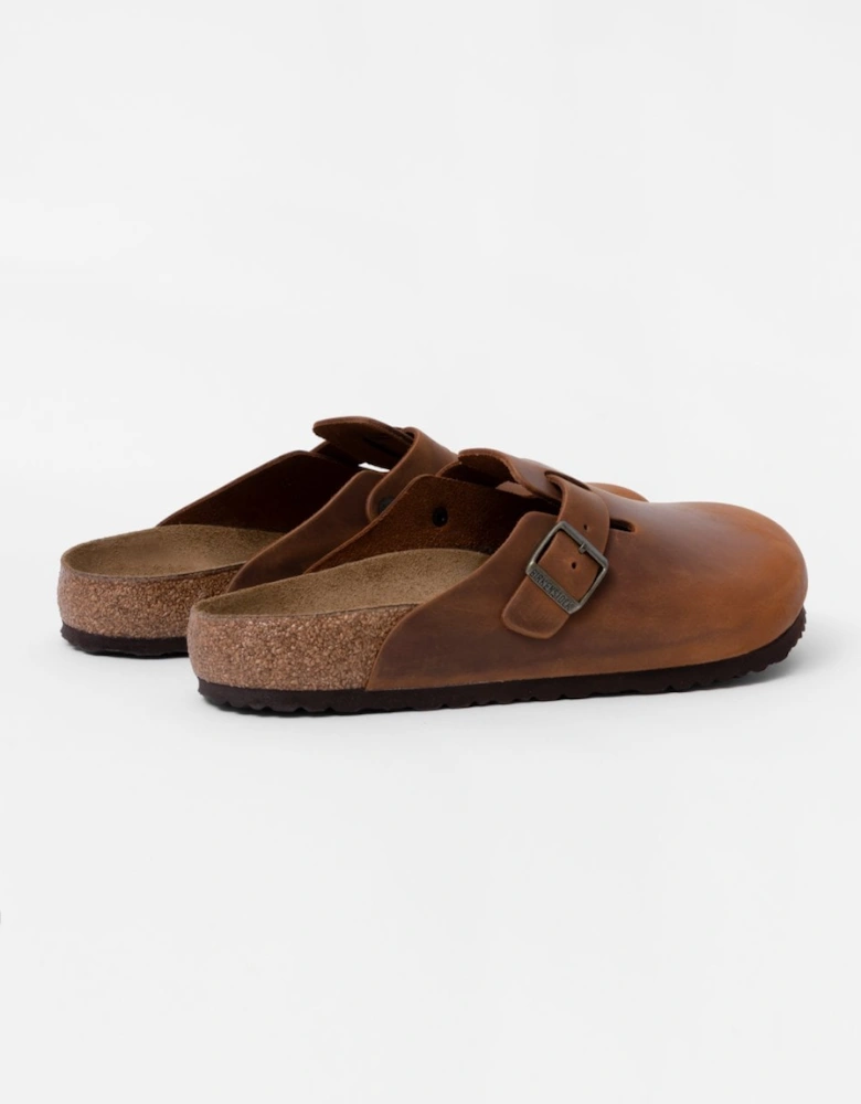 Oiled Nubuck Leather Unisex Clogs