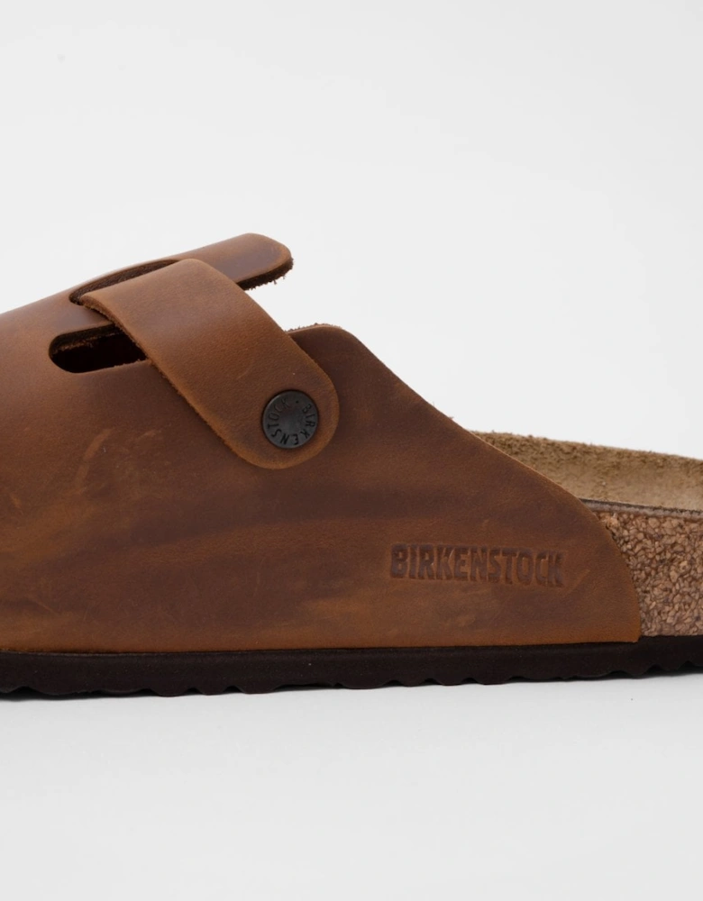 Oiled Nubuck Leather Unisex Clogs