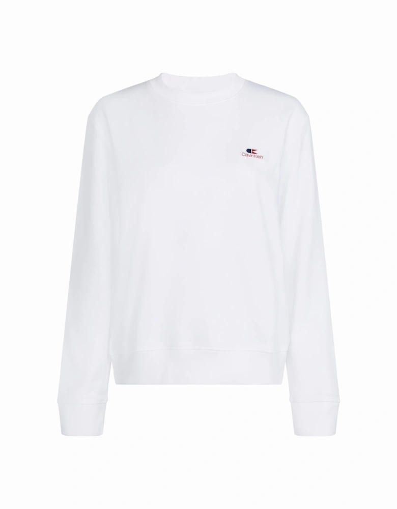 Vintage Logo Small Long Sleeve Womens Sweatshirt