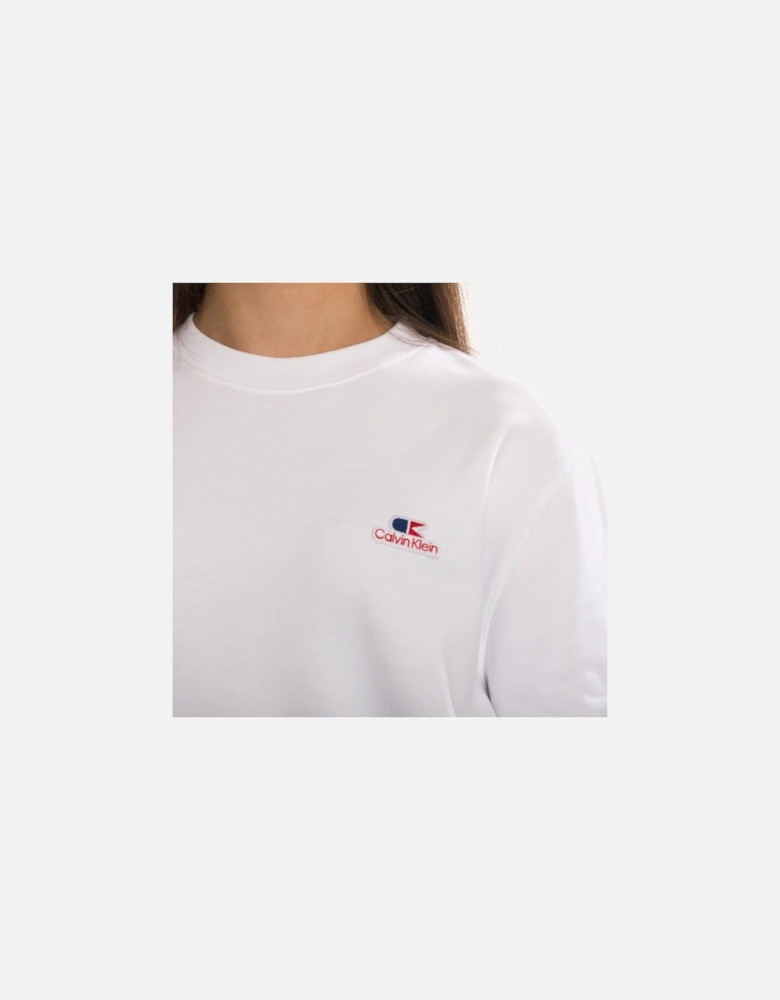 Vintage Logo Small Long Sleeve Womens Sweatshirt
