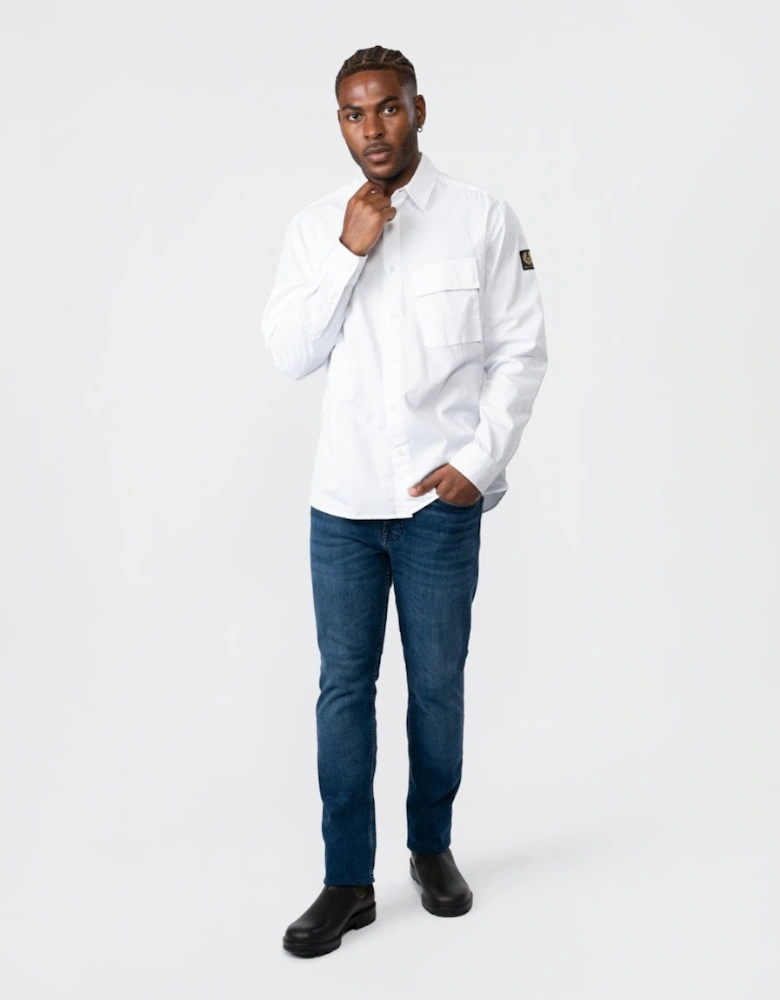 Scale Mens Shirt - White