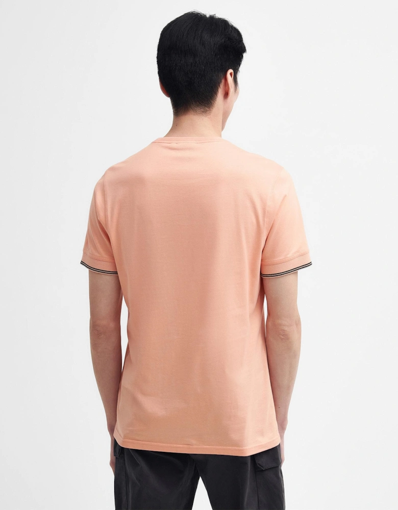 Philip Mens Tipped Cuff Tailored T-Shirt
