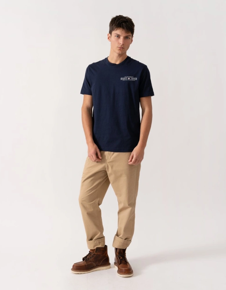 Mens Short Sleeve Printed Graphic T-Shirt