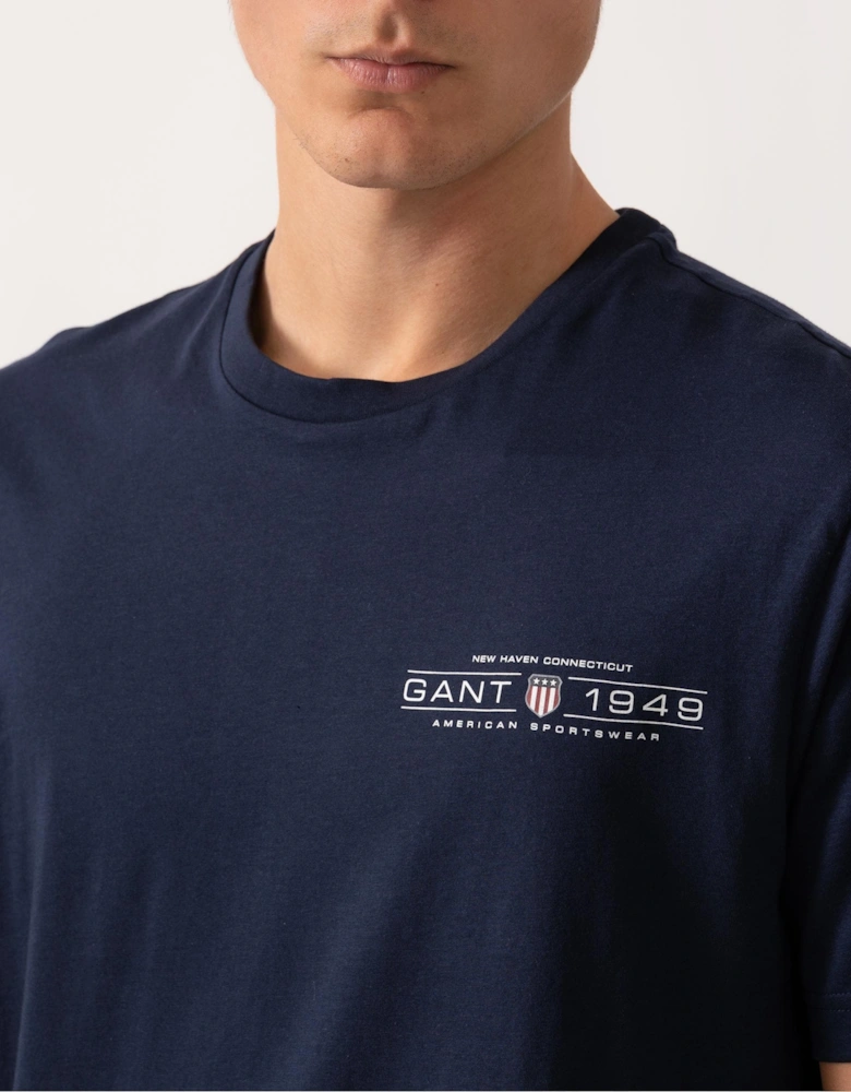 Mens Short Sleeve Printed Graphic T-Shirt