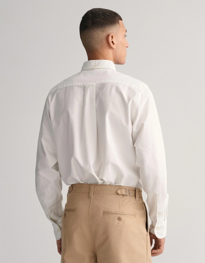 Mens Regular Fit Long Sleeve Oxford Shirt