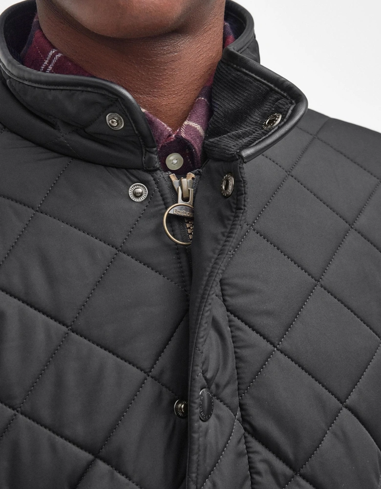 Powell Mens Quilted Jacket - Black
