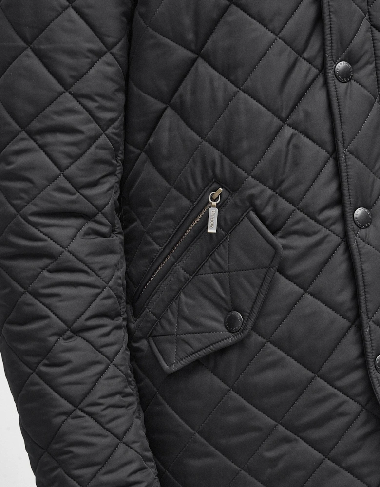 Powell Mens Quilted Jacket - Black