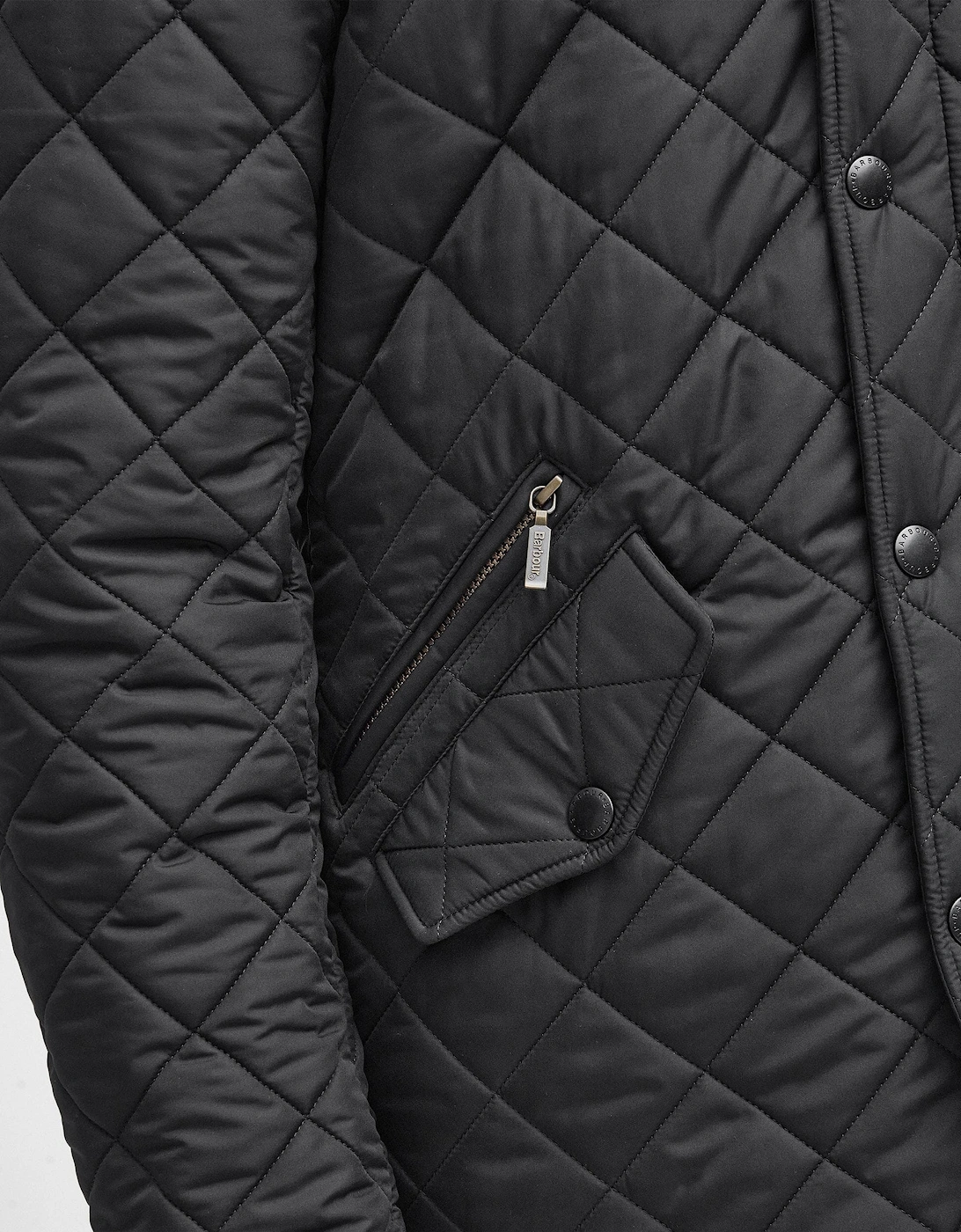 Powell Mens Quilted Jacket - Black