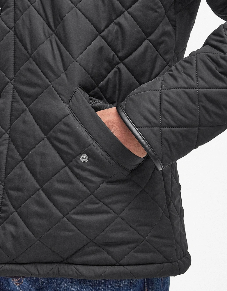 Powell Mens Quilted Jacket - Black