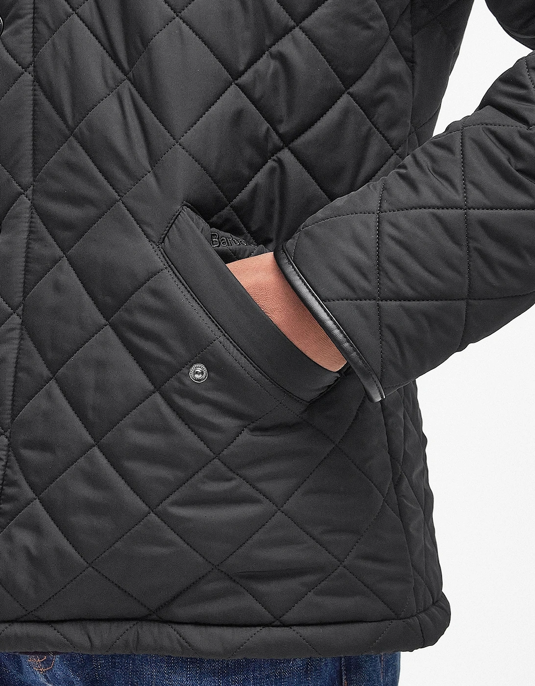 Powell Mens Quilted Jacket - Black