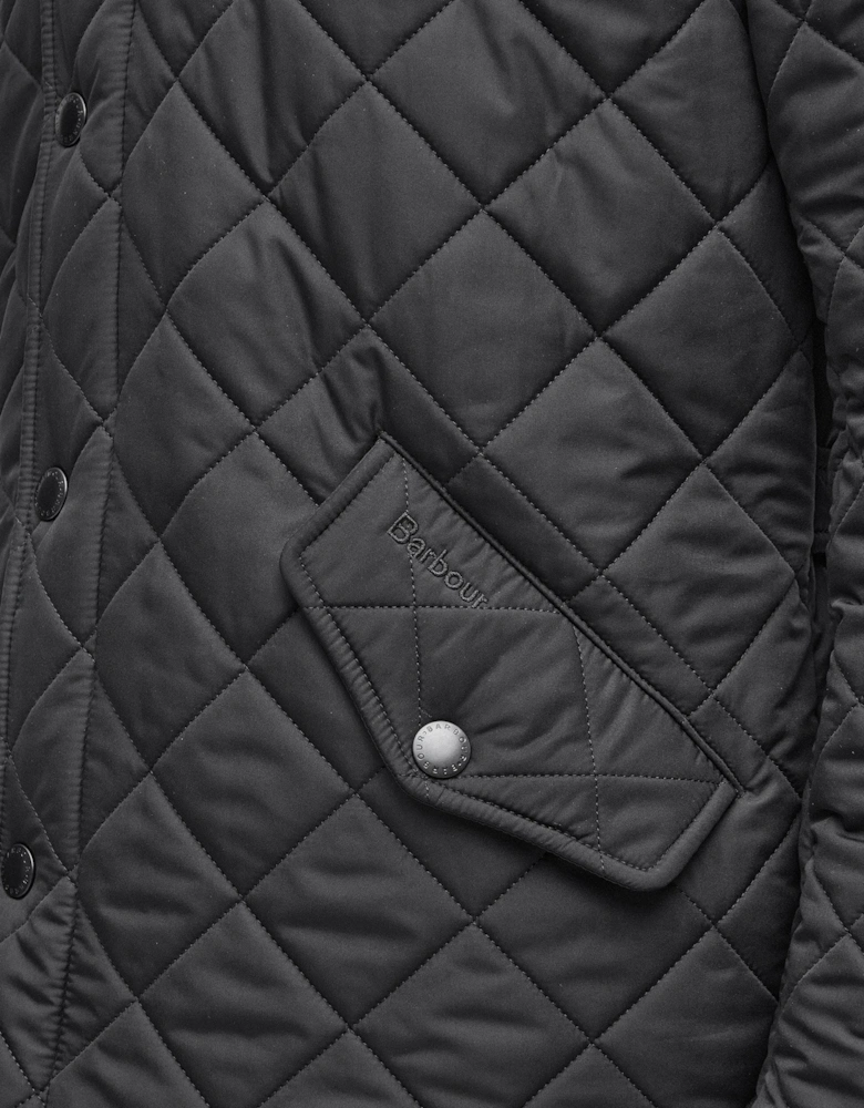 Powell Mens Quilted Jacket - Black