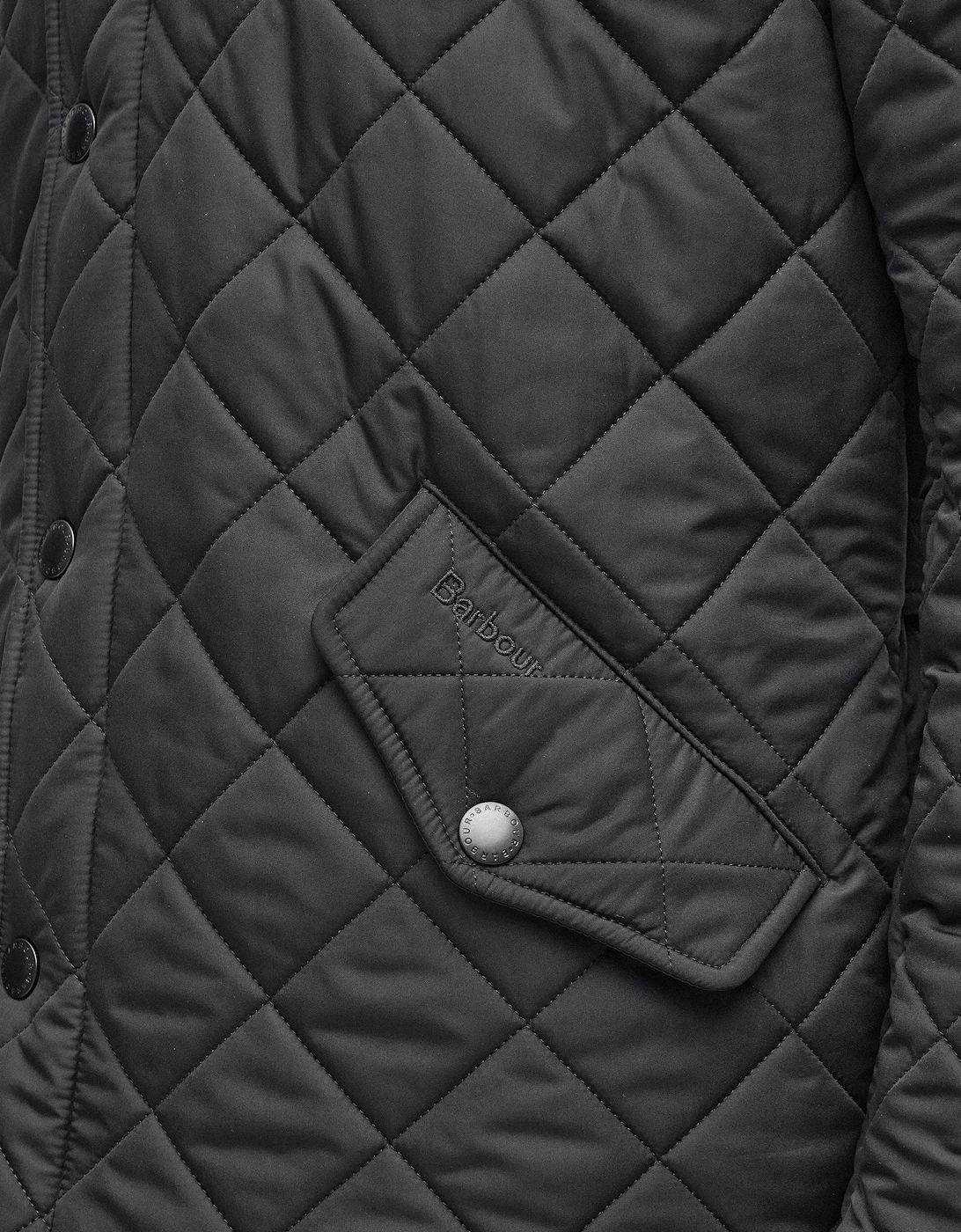 Powell Mens Quilted Jacket - Black