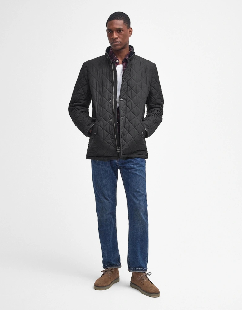 Powell Mens Quilted Jacket - Black