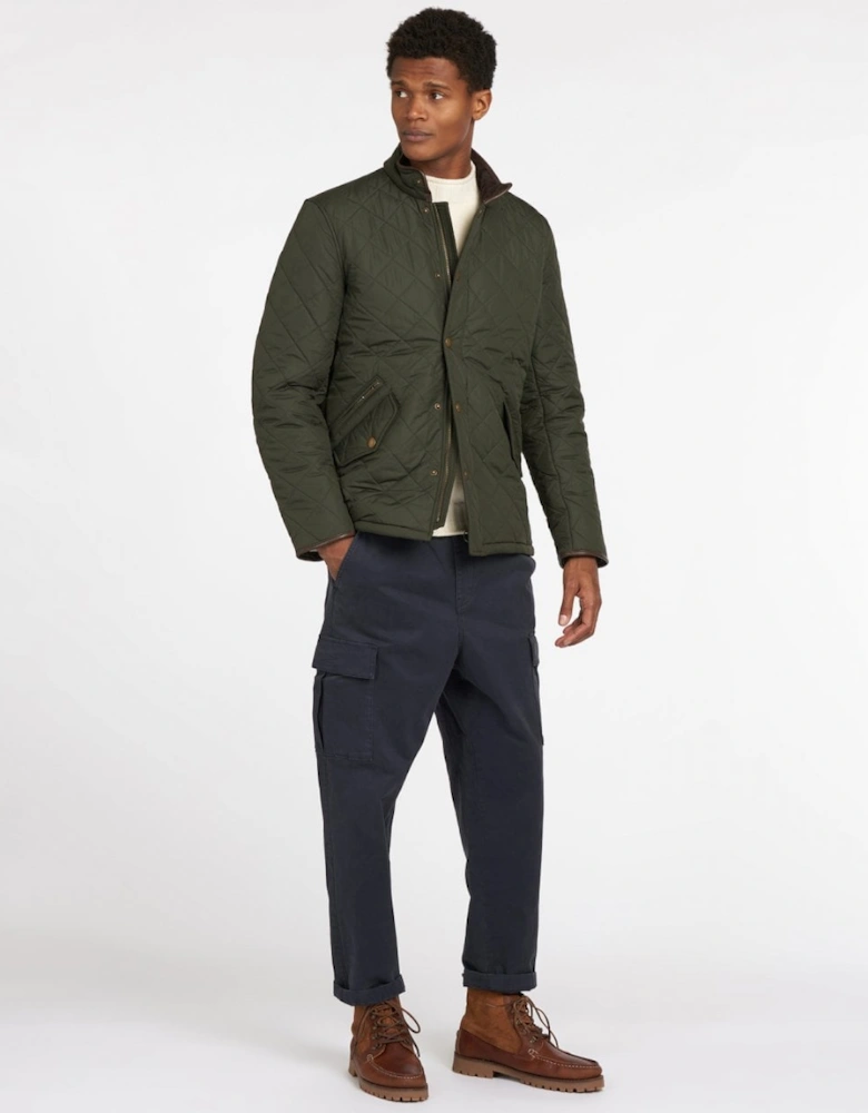 Powell Mens Quilted Jacket - Sage