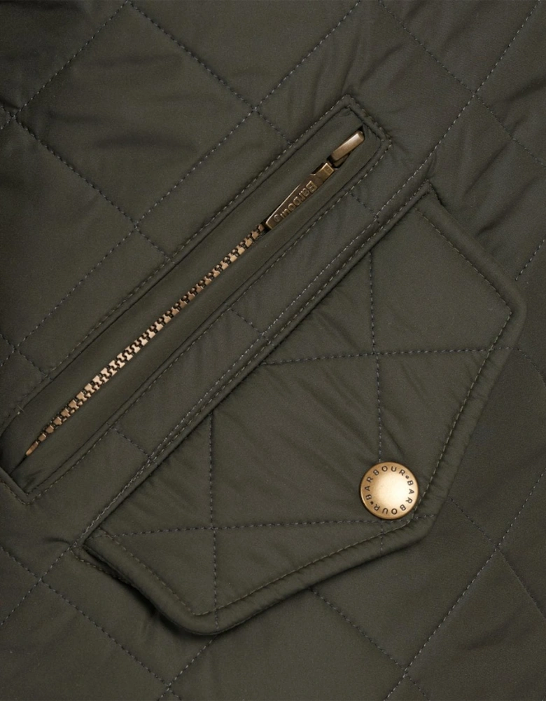 Powell Mens Quilted Jacket - Sage