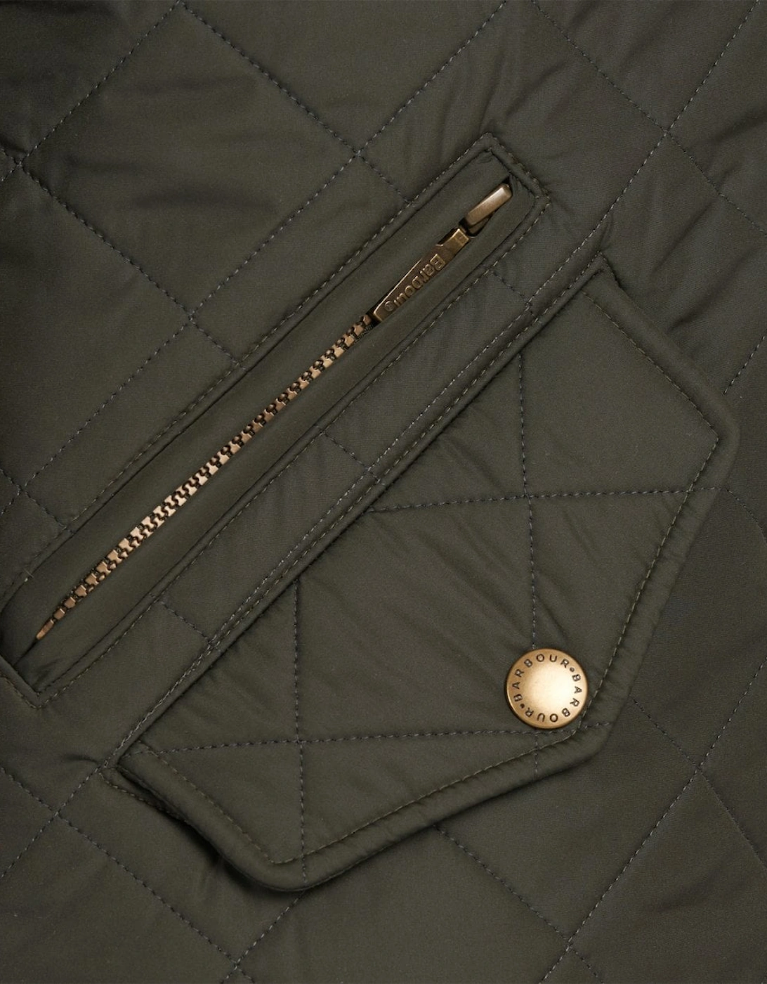 Powell Mens Quilted Jacket - Sage