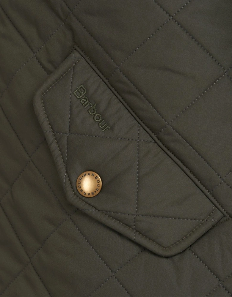 Powell Mens Quilted Jacket - Sage