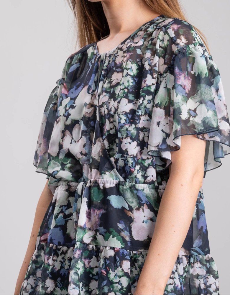 Dreda Georgette Wrap Womens Top