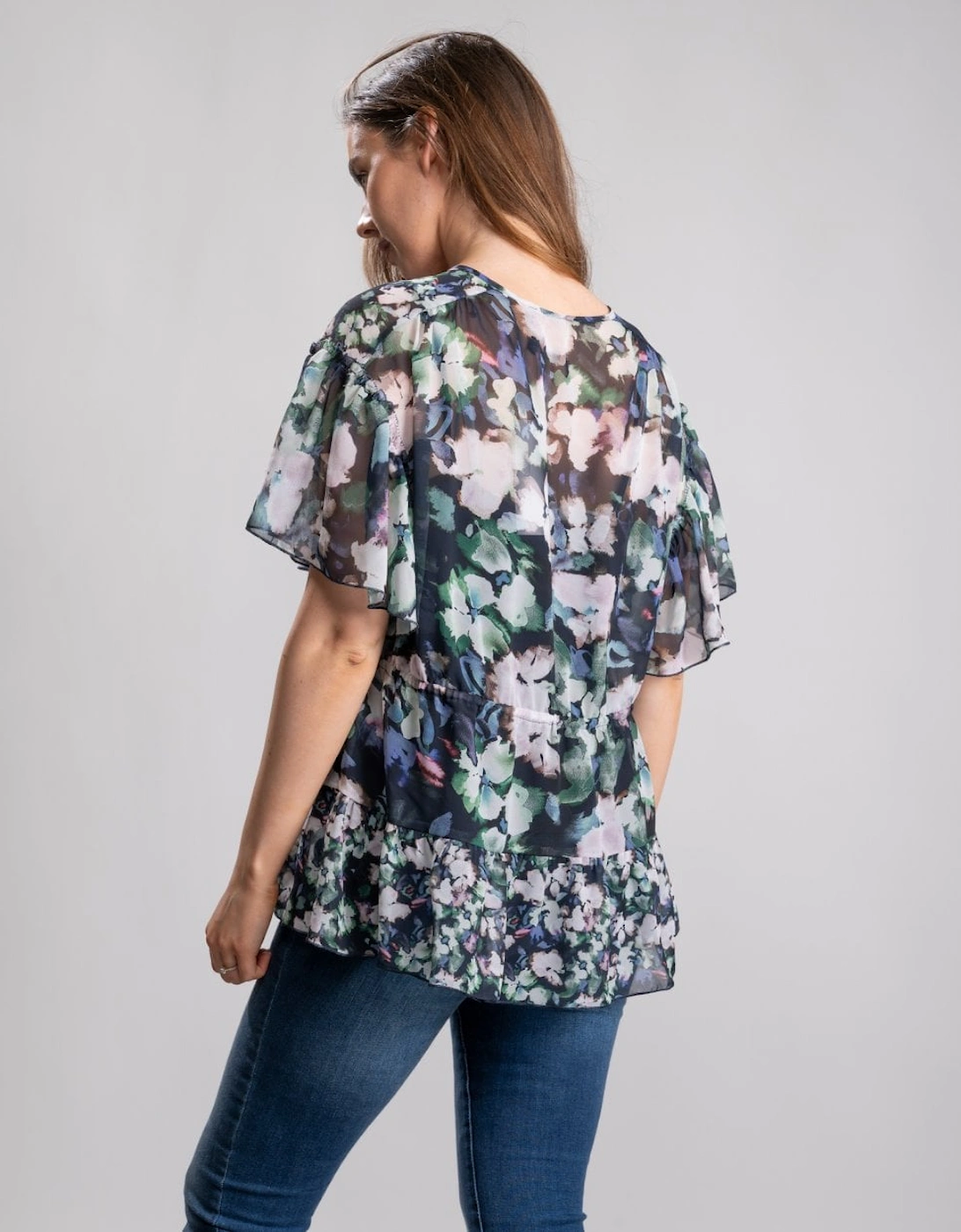 Dreda Georgette Wrap Womens Top