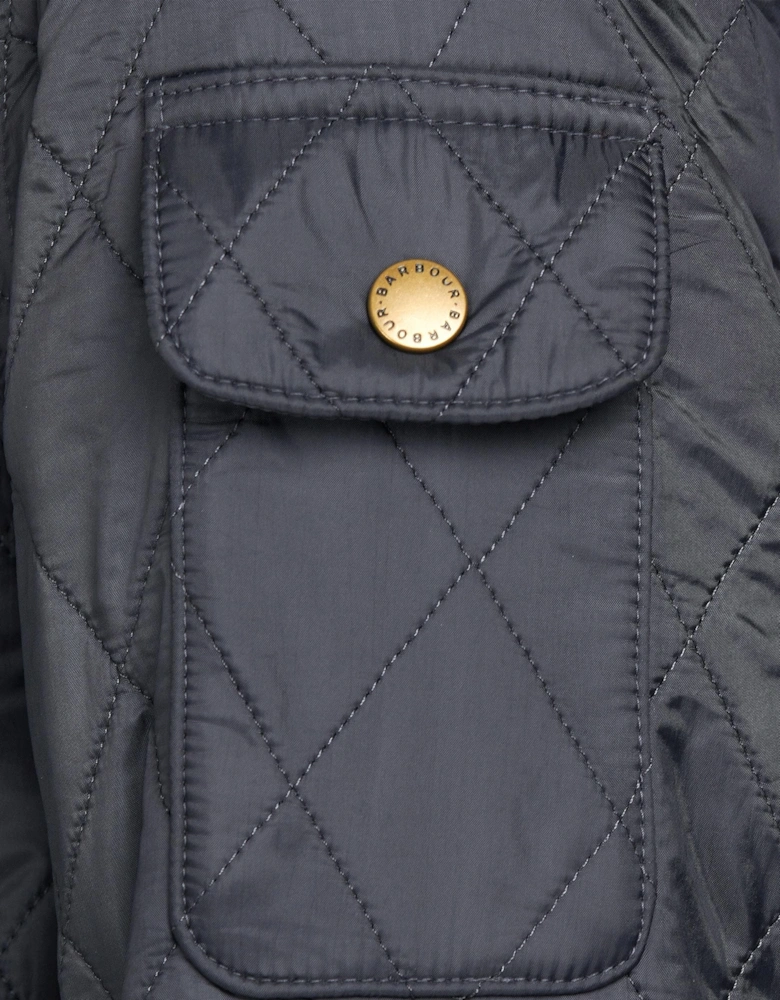 Womens Polarquilt Jacket - Navy