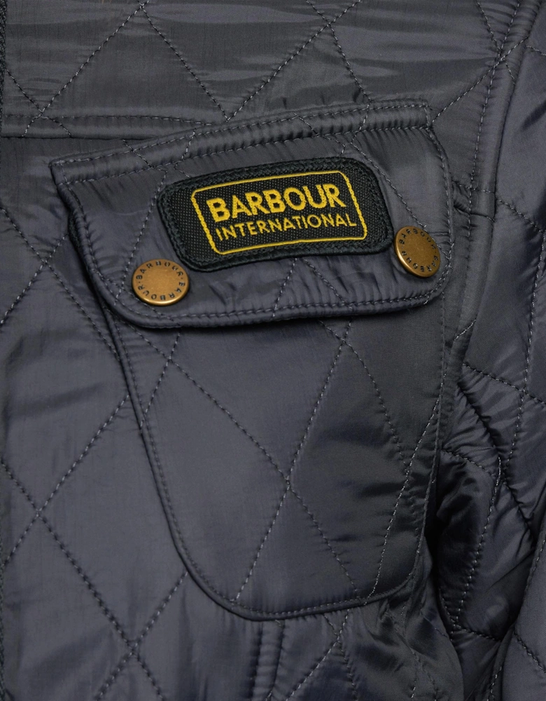 Womens Polarquilt Jacket - Navy