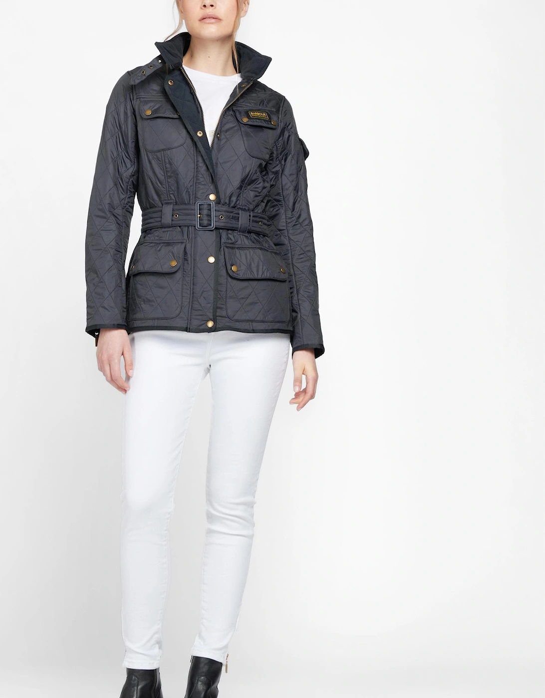 Womens Polarquilt Jacket - Navy