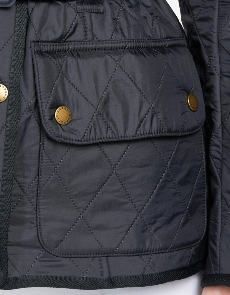 Womens Polarquilt Jacket - Navy