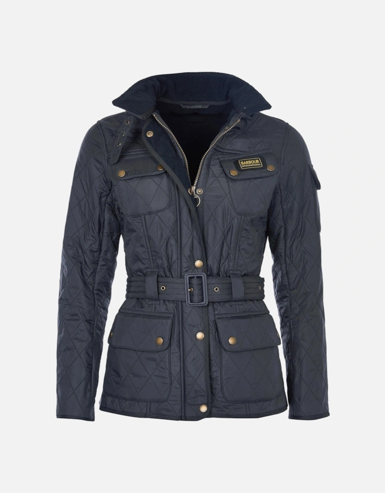 Womens Polarquilt Jacket - Navy