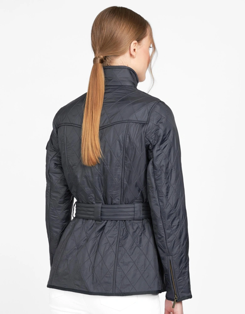 Womens Polarquilt Jacket - Navy