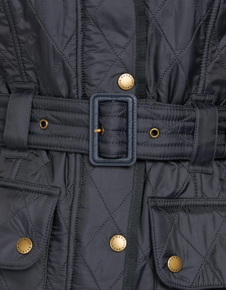Womens Polarquilt Jacket - Navy