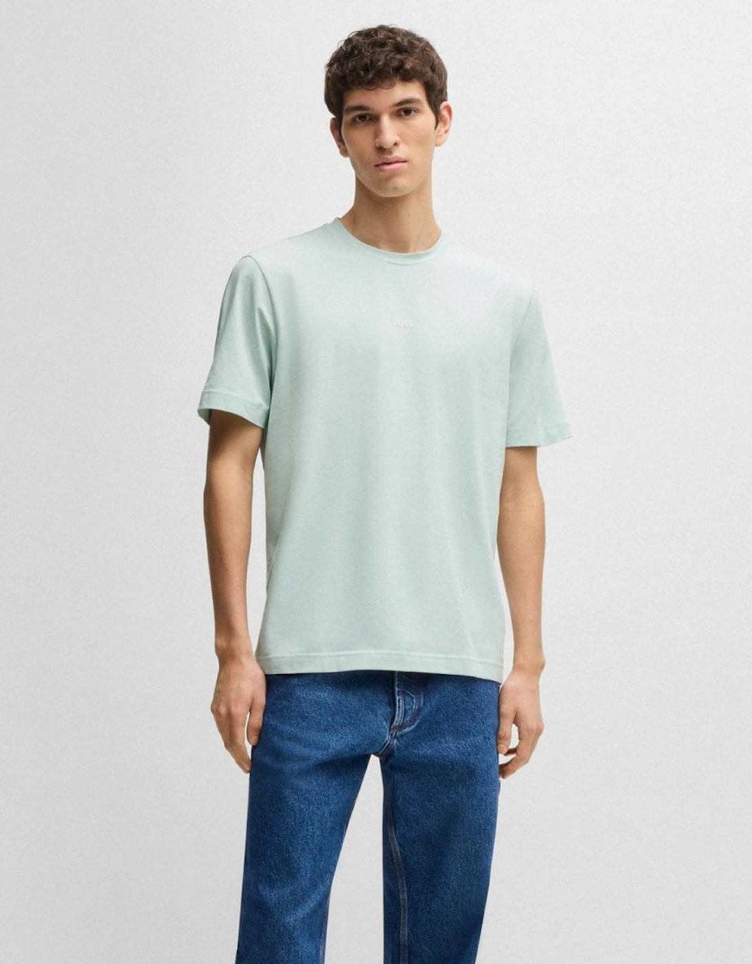 BOSS Orange TChup Mens Crew Neck Small Logo T-Shirt