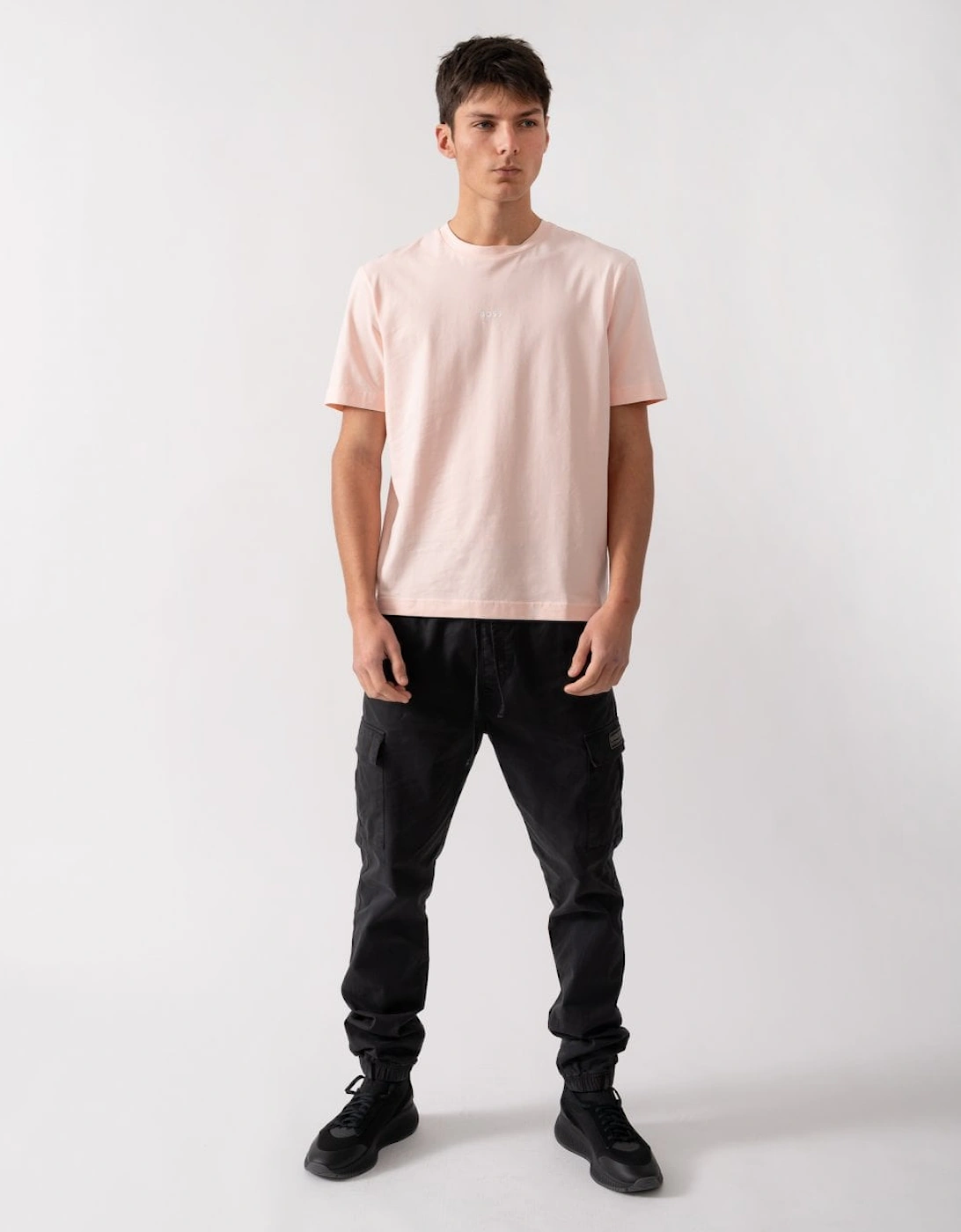BOSS Orange TChup Mens Crew Neck Small Logo T-Shirt