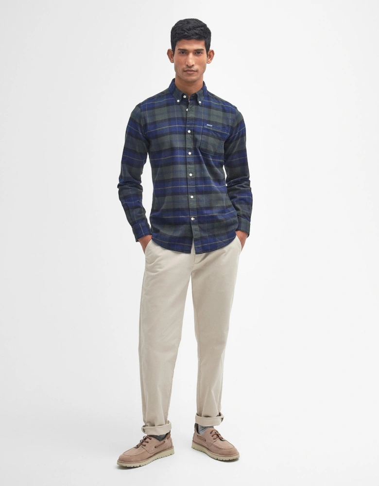 Kyeloch Tailored Mens Shirt - Olive Night