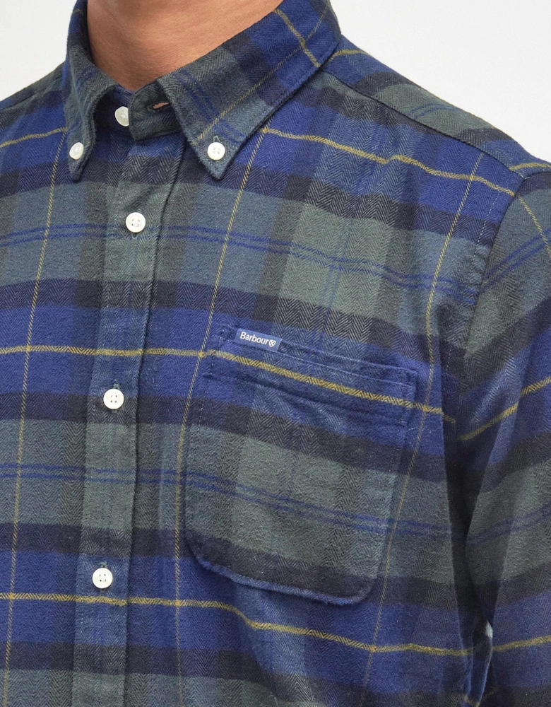 Kyeloch Tailored Mens Shirt - Olive Night