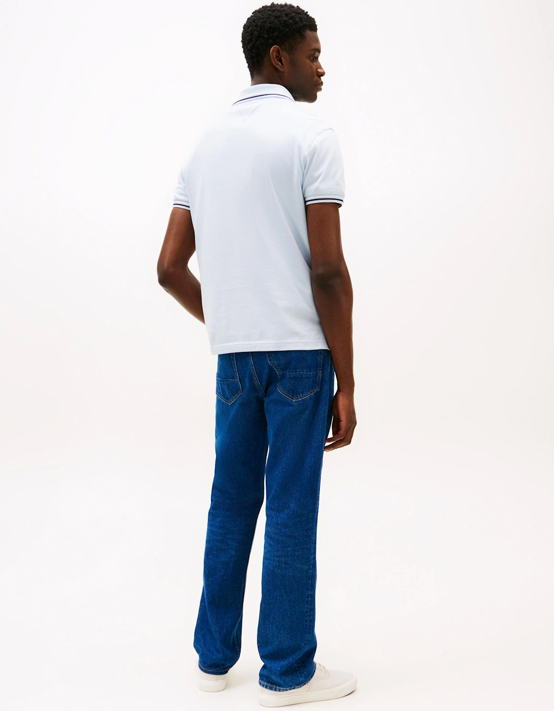 Tipped Slim Fit Mens Polo