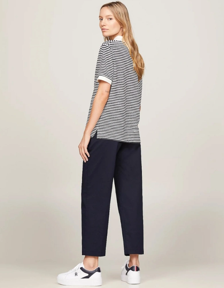 Relax Open Placket Lyocell Womens Polo