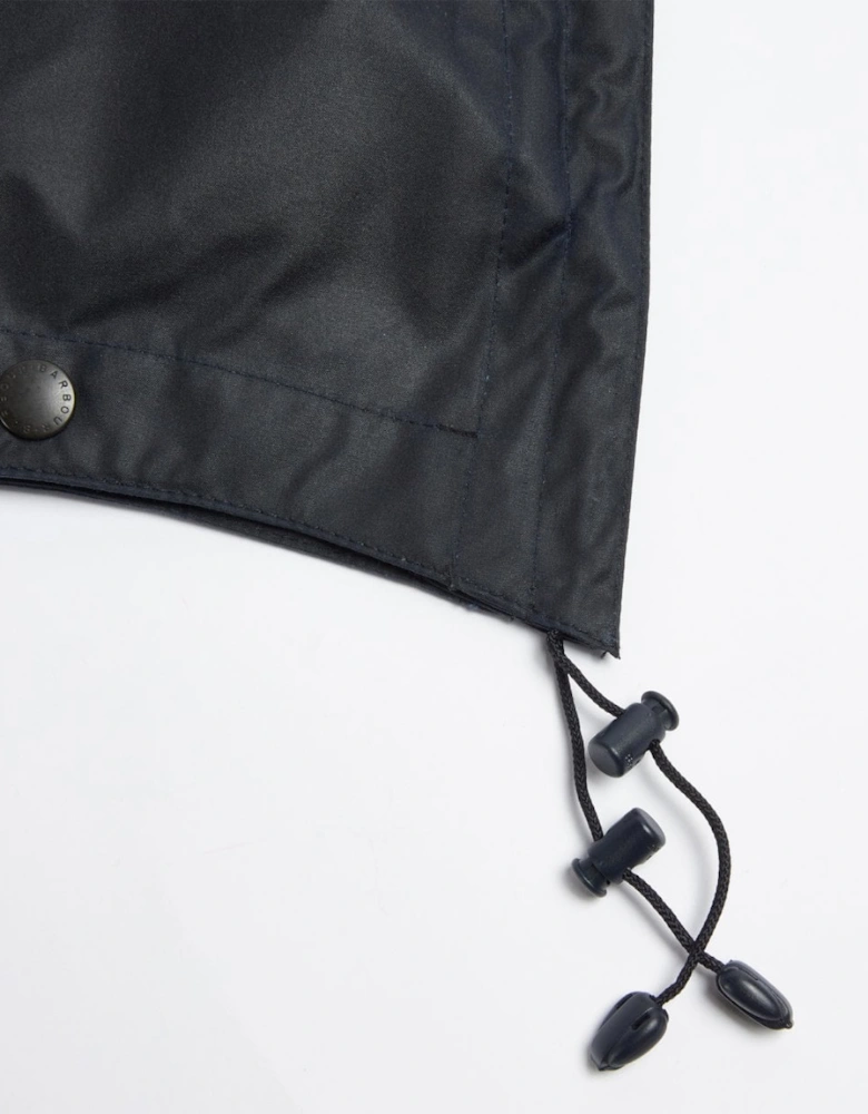 Wax Cotton Hood - Navy