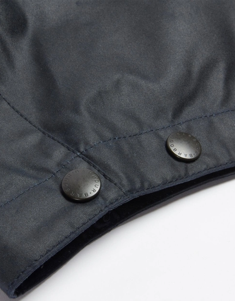 Wax Cotton Hood - Navy