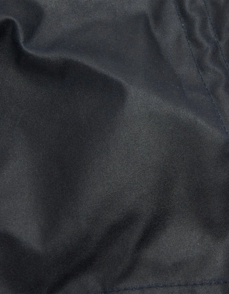 Wax Cotton Hood - Navy
